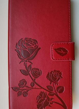 Чехол-книжка " роза"    для   iphone 14 plus2 фото
