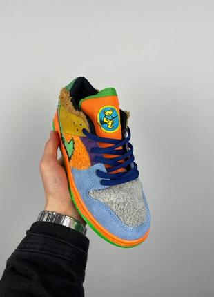 Кроссовки разных цветов nike sb dunk low x grateful dead bears multicolor10 фото