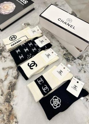 Брендовые носки носки в стиле chanel