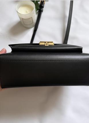 Женская сумка michael kors lita medium leather crossbody bag7 фото