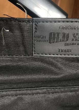 Новые мужские черные джинсы с пропиткой old skool new york3 фото