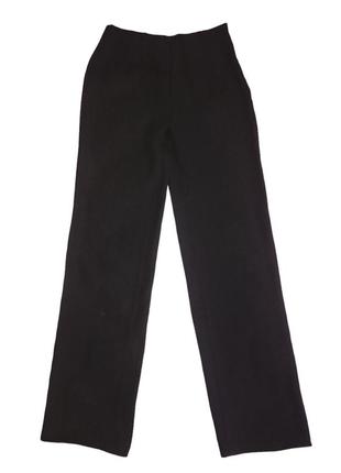 Классические черные брюки прямого кроя италия