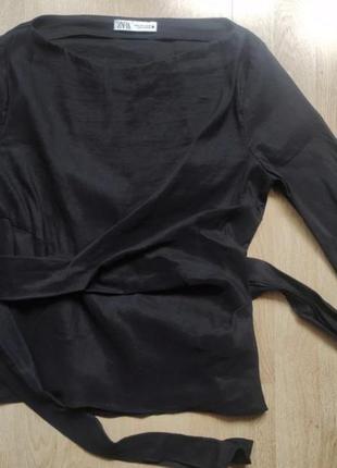 Рубашка (блуза) стильная zara.2 фото