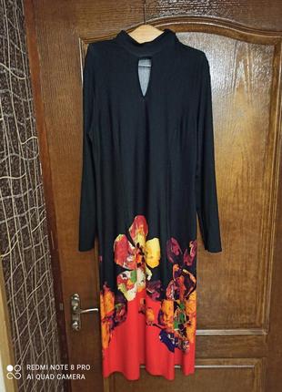 Velna нежное женственное платье р. 48-52, ткань тянется, пог 48см в свободном состоянии.