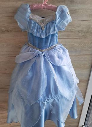 Платье золушки принцессы disney 5-6-7л2 фото