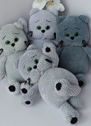 Кіт,плюшевий котик,кошеня,іграшка з одягом2 фото