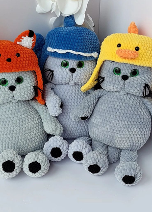 Кіт,плюшевий котик,кошеня,іграшка з одягом3 фото