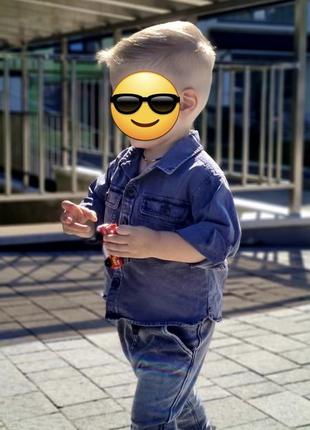 Джинсова сорочка zara 💙