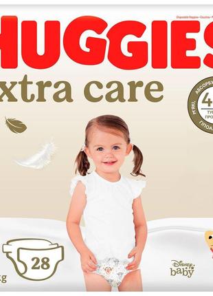 Підгузники huggies екстра каре дитячі №5 28шт 11-25кг