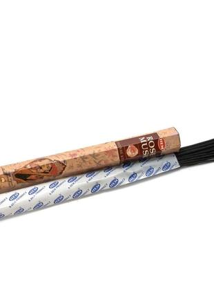 Пахощі rose musk (роза та муск) (hem) (20 шт) (дивіться опис) ароматичні палички