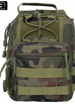 Военная тактическая сумка для мужчин, военный рюкзак на плечо rover, edc chest pack molle олива9 фото