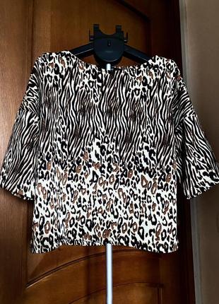 Новый трендовый кроп топ зебра, лео