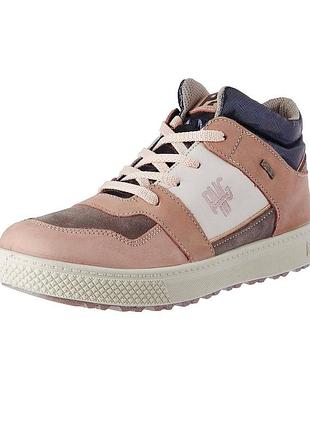 Дитячі демісезонні шкіряні утеплені черевики primigi gore-tex 38,40 для дівчинки
