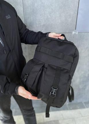 Мужской, женский рюкзак для ноутбука, городской, черный, большой4 фото