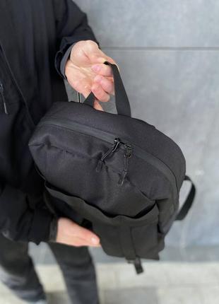 Мужской, женский рюкзак для ноутбука, городской, черный, большой3 фото