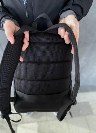 Мужской, женский рюкзак для ноутбука, городской, черный, большой7 фото