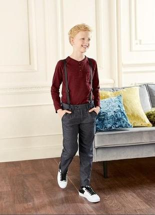 Стильні брюки штани демі для хлопчика р.134 pepperts німеччина