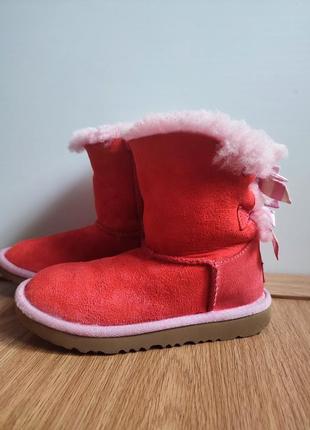 Замшевые угги сапоги от ugg australia натуральный мех ❄️ размер 32-32,5рр/на стопу 19-19,5см