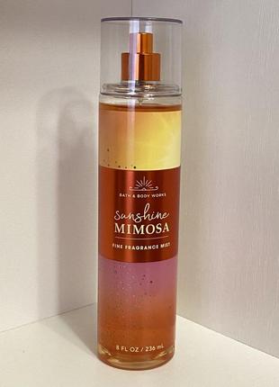 Спрей для тела мист sunshine mimosa bath and body works оригинал сша