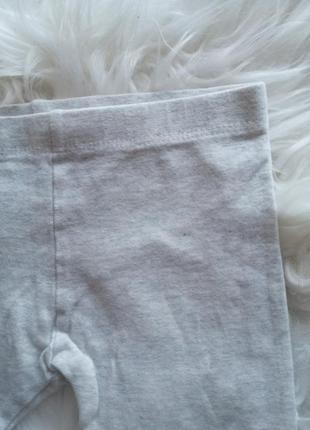 Трикотажные бриджи на 6-9 месяцев брюках штанишки леггинсы лосины лосины лосинки бриджи3 фото
