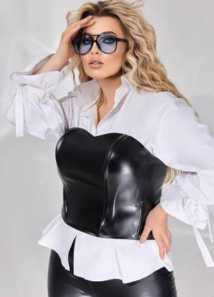 Блуза с корсетом, корсет, блуза