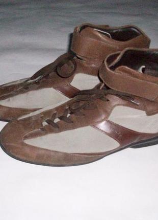 Рр 8-28 см стильные кроссовки ботинки от tod's2 фото
