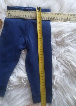Трикотажні штани на 6-9 місяців штанці штанішки легінси лосини лосіни лосінки5 фото