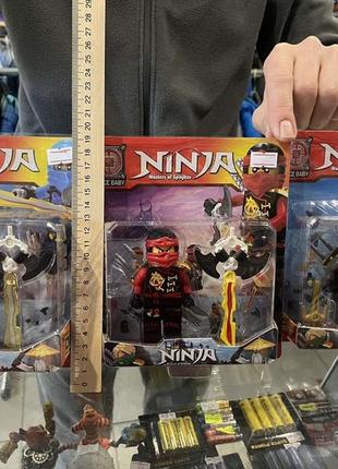 Фігурки ніндзяго червоний чорний ніндзя кай ninjago джей