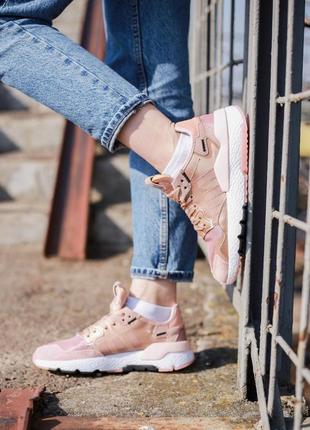 Adidas nite jogger w vapour pink6 фото