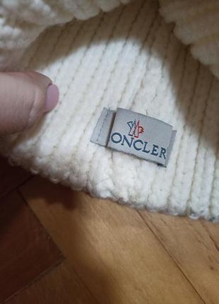 Шапка с серебристым напылением moncler2 фото