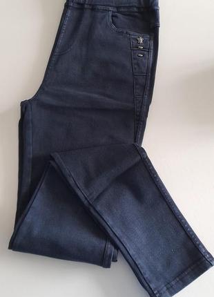 Джинсы-джеггинсы стрейч утепленные
