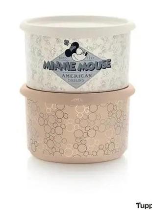 Контейнеры набор емкости minne mouse", 2 шт tupperware