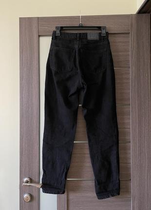 Черные джинсы mom jeans2 фото