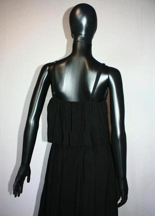 Стильное черное длинное макси платье сарафан в пол. италия м-л, 46-48