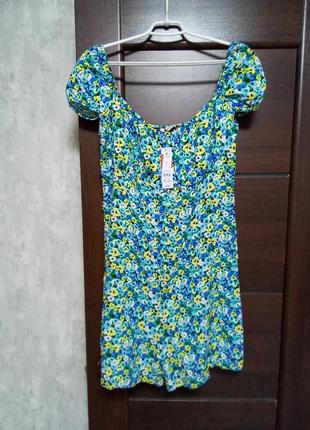 Брендовый новый вискозный комбинезон р.16-18.