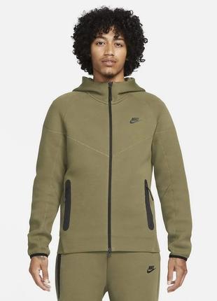 Кофта муж. nike tech fleece full-zip hoodie (арт. fb7921-222)2 фото