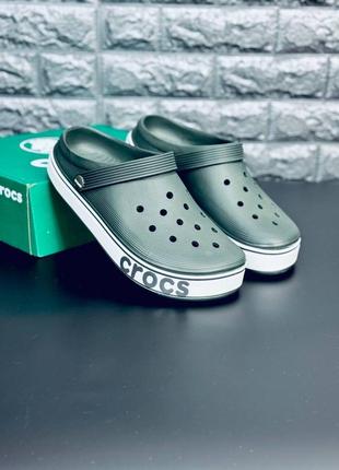 Crocs чоловічі крокси темно-зелені розміри 40-46