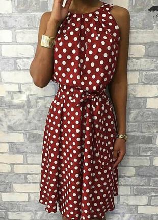 Продам плаття в горошок