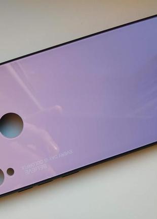 Чехол градиент стеклянный для xiaomi redmi note 7