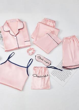 Піжама жіноча комплект фебюле цюаль july's song розмір xl48 рожевий