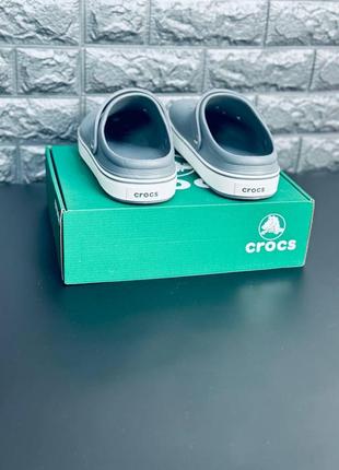 Crocs мужские кроксы серого цвета размеры 40-464 фото