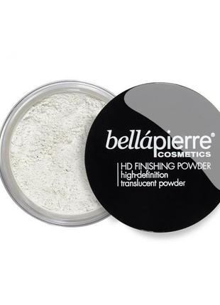 Bellapierre cosmetics hd безбарвна фіксуюча розсипчаста пудра, 6,5 гр1 фото