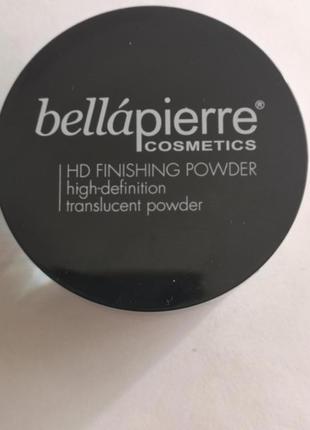 Bellapierre cosmetics hd безбарвна фіксуюча розсипчаста пудра, 6,5 гр3 фото