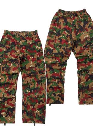 Vintage swiss army alpenflage combat pants trousers camo чоловічі камуфляжні штани