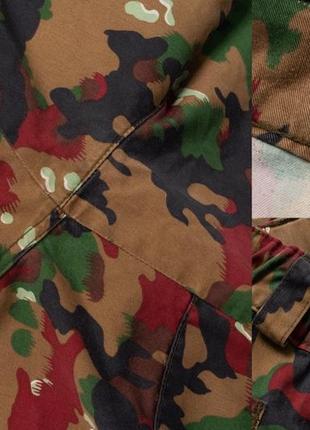 Vintage swiss army alpenflage combat pants trousers camo&nbsp;мужские камуфляжные брюки8 фото