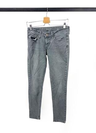 Джинсы фирменные levis, demi curve, серые1 фото