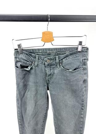 Джинсы фирменные levis, demi curve, серые3 фото