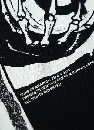 Винтажный лицензионный мерч футболка сериала sons of anarchy. american vintage y2k merch rock фильм сыны анархии harley davidson walking dead6 фото