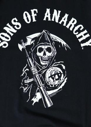 Винтажный лицензионный мерч футболка сериала sons of anarchy. american vintage y2k merch rock фильм сыны анархии harley davidson walking dead5 фото