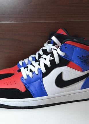 Nike air jordan 1 retro 42.5р кроссовки сникерсы кожаные